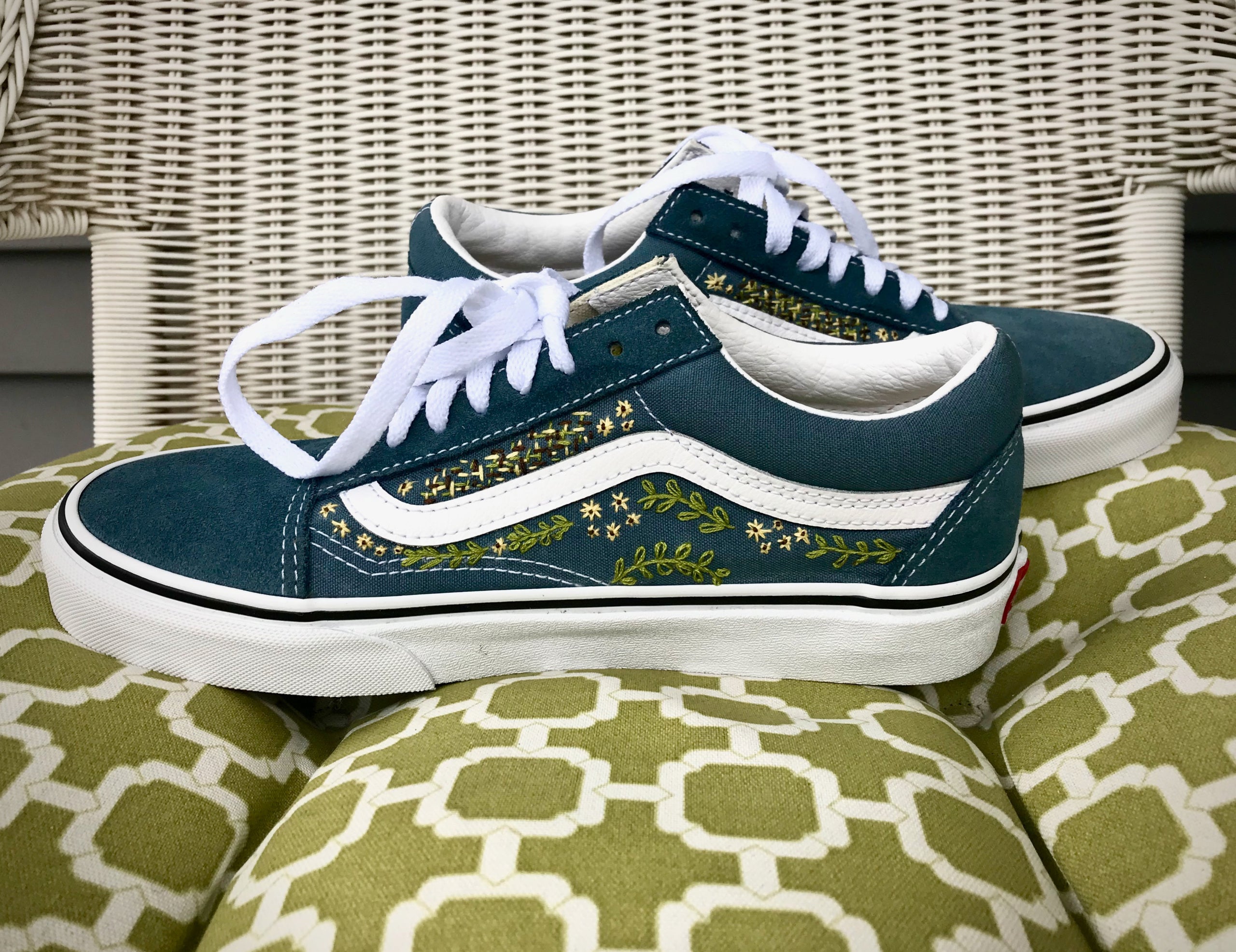 embroidered vans old skool